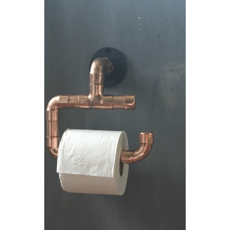 Toiletrolhouder koper 