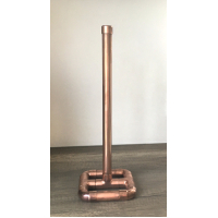 Roodkoperen reserverolhouder. 