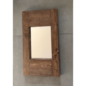 Steigerhouten spiegel 60 cm hoog