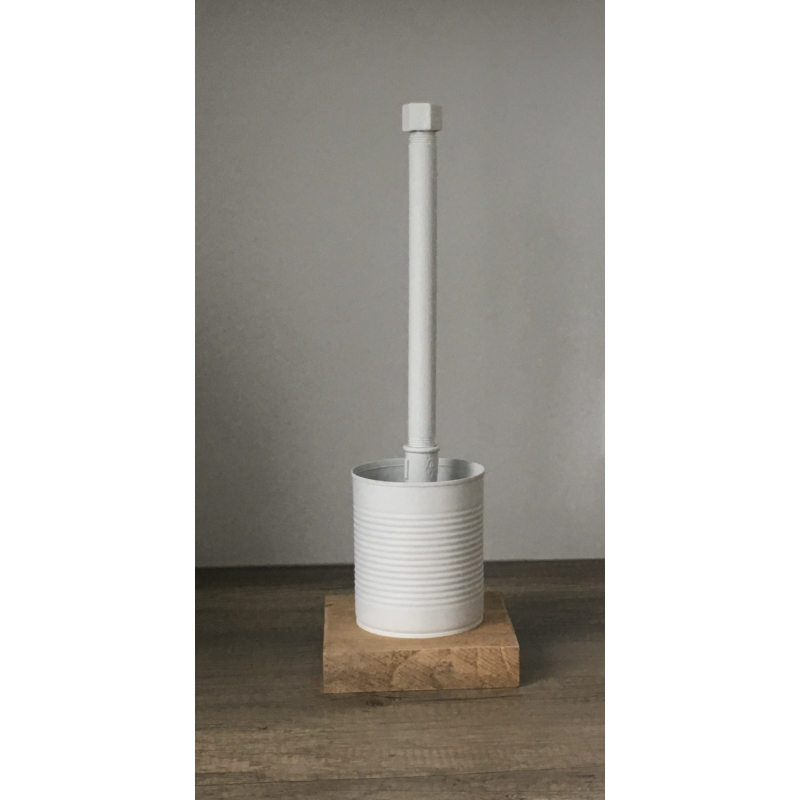 Toiletborstelhouder wit