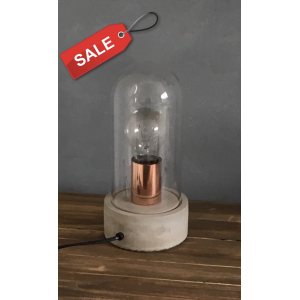 Tafellampje met stolp