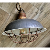 Stoere stalen hanglamp