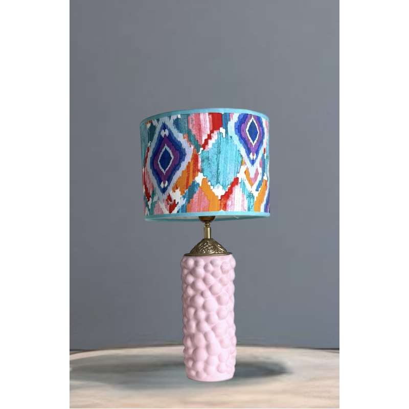 Roze bolletjes tafellamp