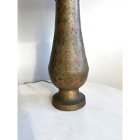 Vaaslamp met handgemaakte kap 01