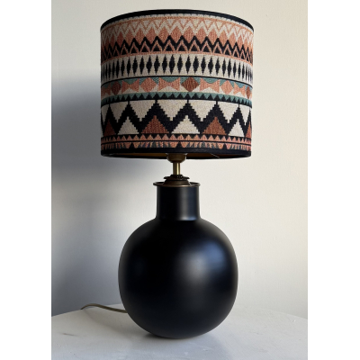 Vaaslamp matzwart