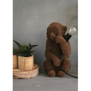 Tafellamp velvet aap