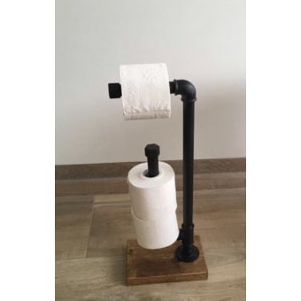 Toiletrolhouder, reserverolhouder staand.